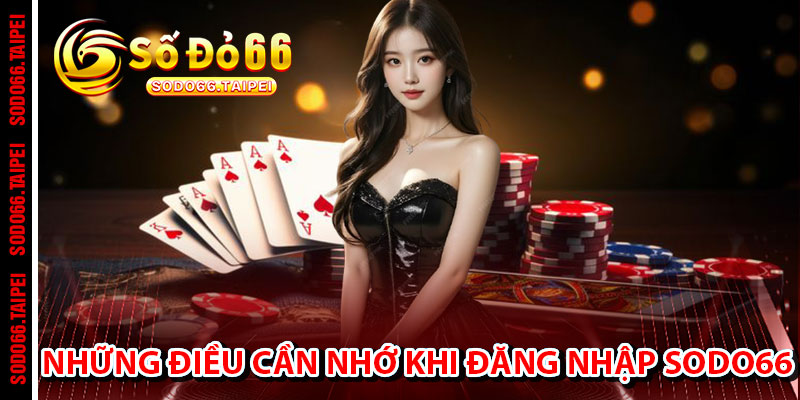 Những điều cần nhớ khi đăng nhập Sodo66